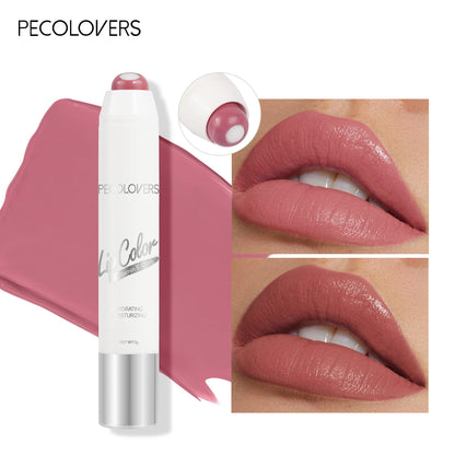 Moisturizing Gloss, Waterproof Color Rendering Lip Gloss, Long lasting Lipstick Pen, Rotating Lipstick Pen for Hydration