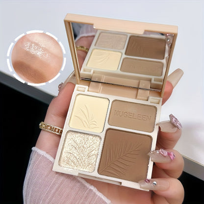 Long Lasting Makeup Grooming Powder, Matte Highlighter Bronzers, Bronzer Cosmetics Palette Face Shading, Face Contouring