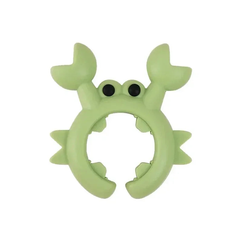 41PCS Silicone Spatula Rack Small Crab AntiScalding Pot Clip Universal Spoon Holder Clip Overflow S 9