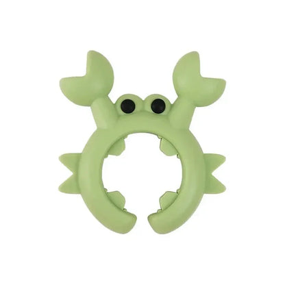 41PCS Silicone Spatula Rack Small Crab AntiScalding Pot Clip Universal Spoon Holder Clip Overflow S 9