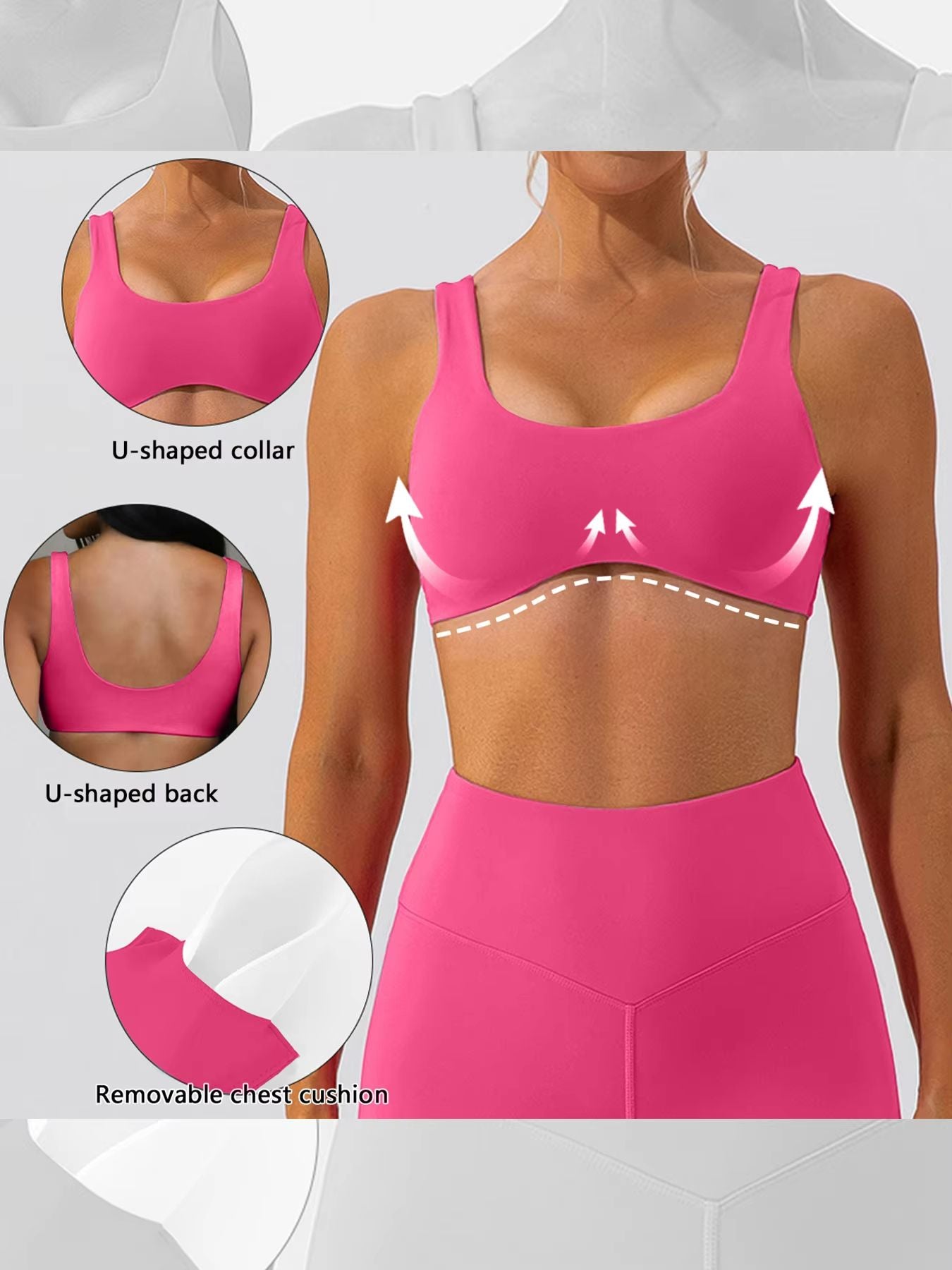 SculptSkin DoubleSided Brushed UNeck Yoga Suit 2