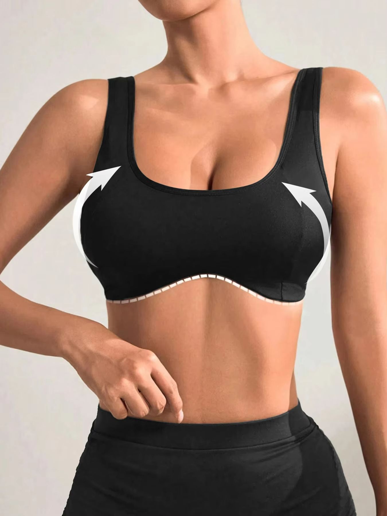 SculptSkin DoubleSided Brushed UNeck Yoga Suit 4