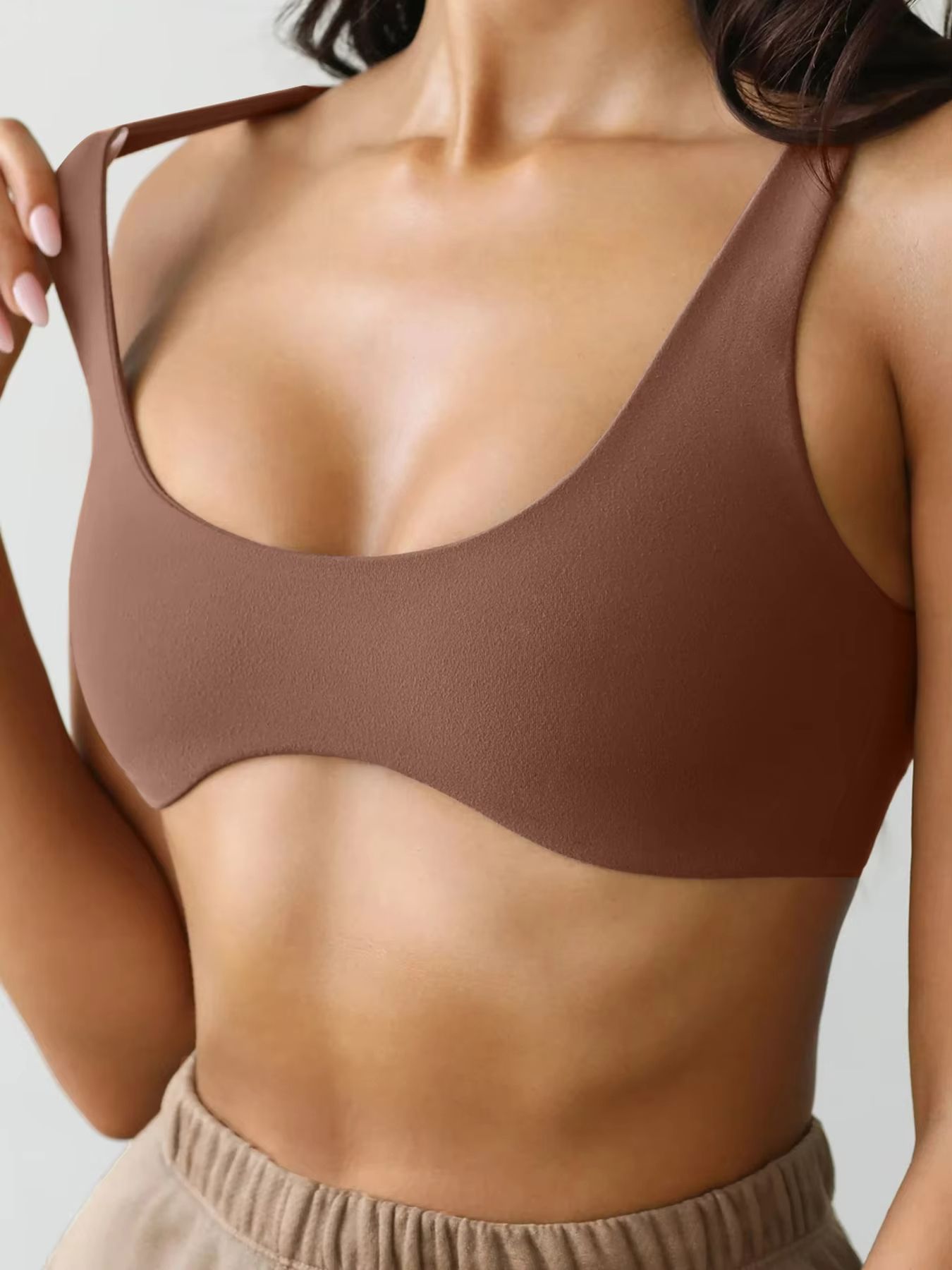 SculptSkin DoubleSided Brushed UNeck Yoga Suit 8