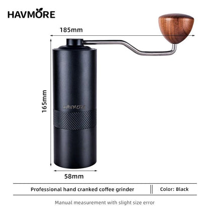 Manual Coffee Grinder With Adjustable Burrs For Precision Grinding 10