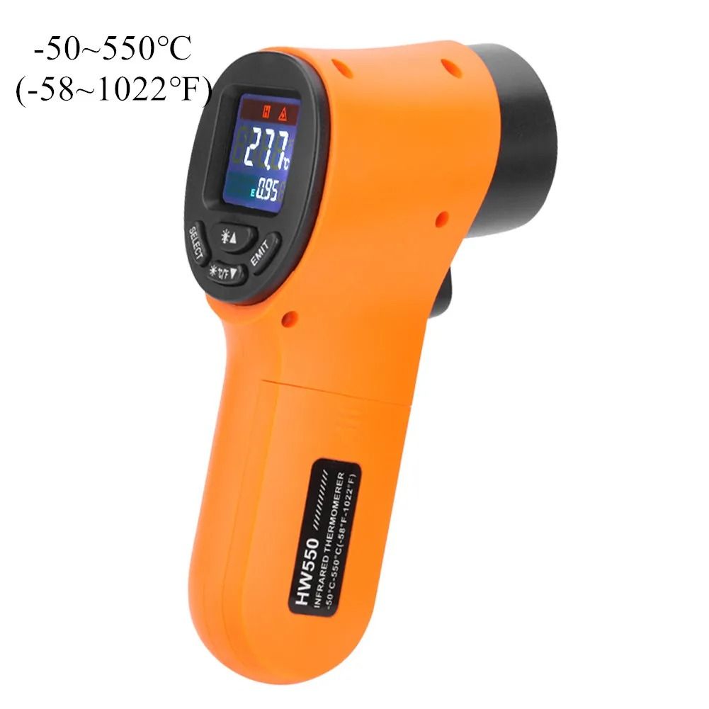 Digital Infrared Thermometer Contactless Laser Temperature Tester 11