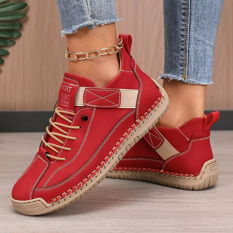 Retro British Style Women's Summer Workwear Boots – Non-Slip Mid-Top Fashion Loafers