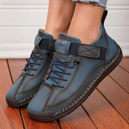 Retro British Style Womens Summer Workwear Boots  NonSlip MidTop Fashion Loafers 9