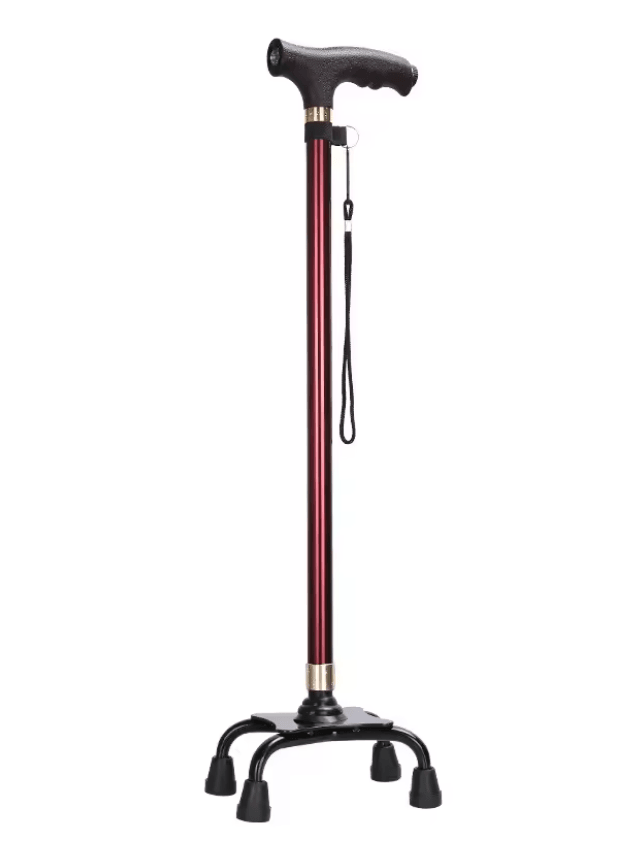 Adjustable Retractable Aluminum Walking Cane With LED Light 9