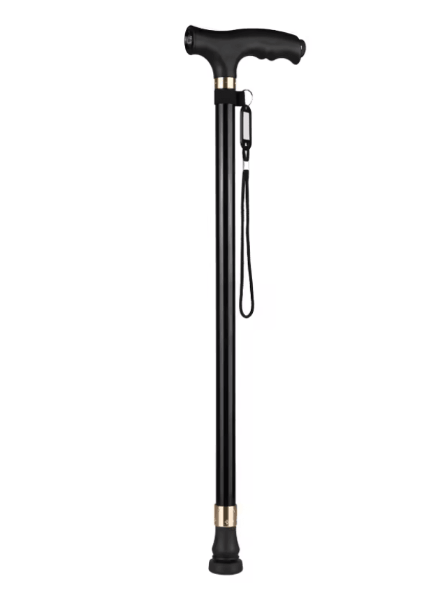 Adjustable Retractable Aluminum Walking Cane With LED Light 4