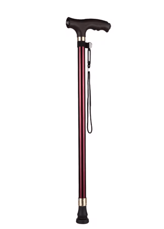 Adjustable Retractable Aluminum Walking Cane With LED Light 5