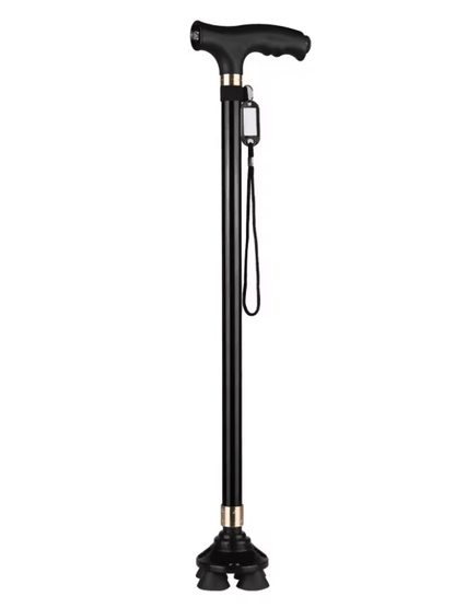 Adjustable Retractable Aluminum Walking Cane With LED Light 6
