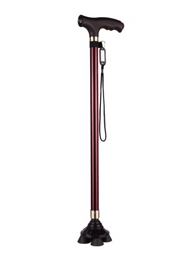 Adjustable Retractable Aluminum Walking Cane With LED Light 7