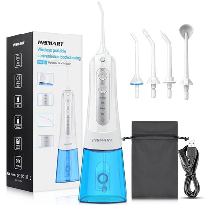 Portable Dental Water Flosser With Whitening Jet And 300ML Tank 12
