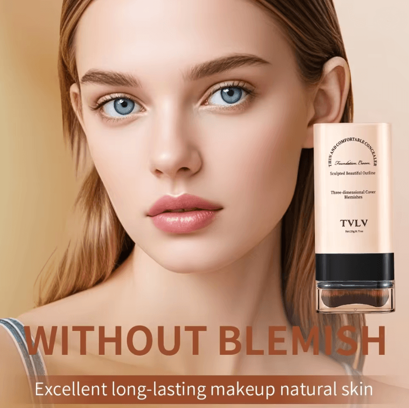 TVLV Eraser Foundation Stick With Built In Brush 1