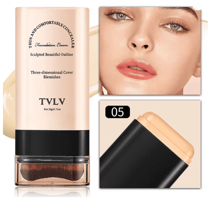 TVLV Eraser Foundation Stick With Built In Brush 6