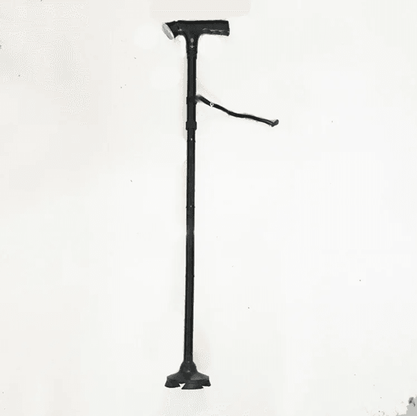 Adjustable Collapsible Walking Cane With LED Light And Alarm 4