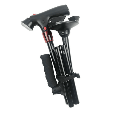 Adjustable Collapsible Cane With LED Light And Alarm 1