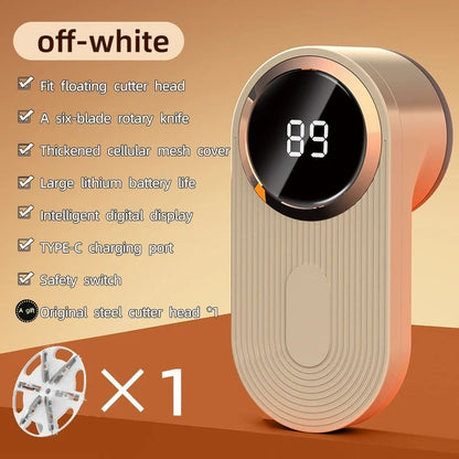 USB Rechargeable Fabric Shaver With LED Display 9