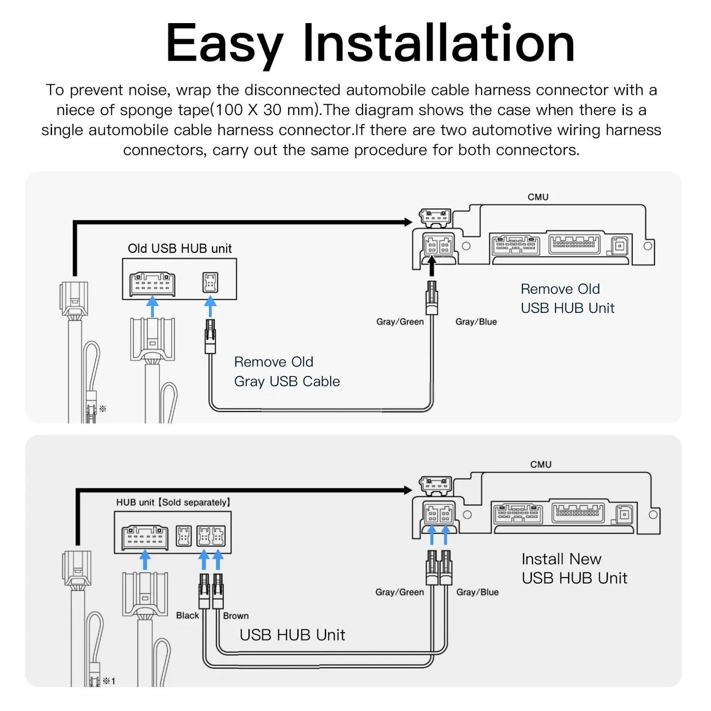 Wireless CarPlay Android Auto Adapter For Mazda TypeC Retrofit 5