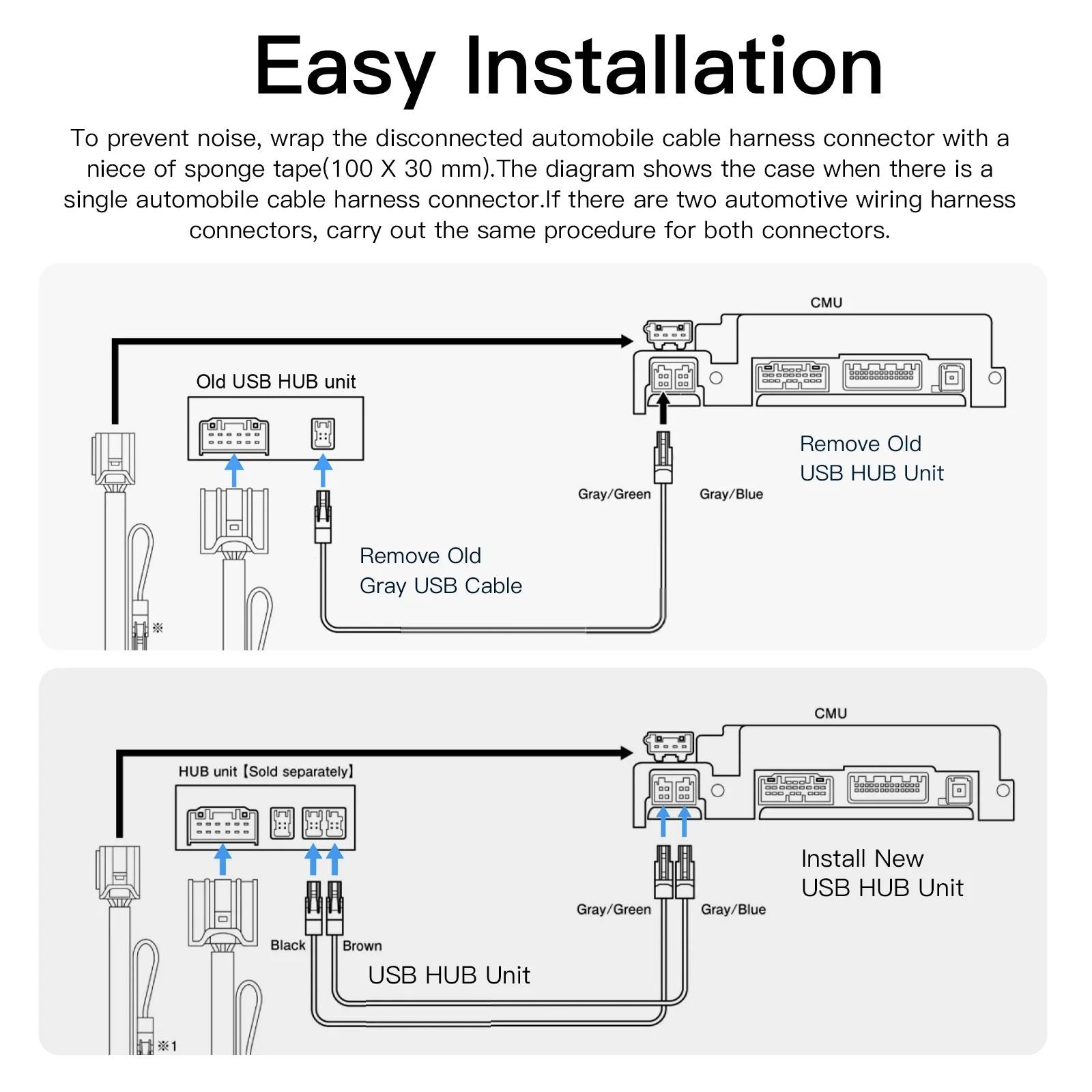 Wireless CarPlay Android Auto Adapter For Mazda TypeC Retrofit 5