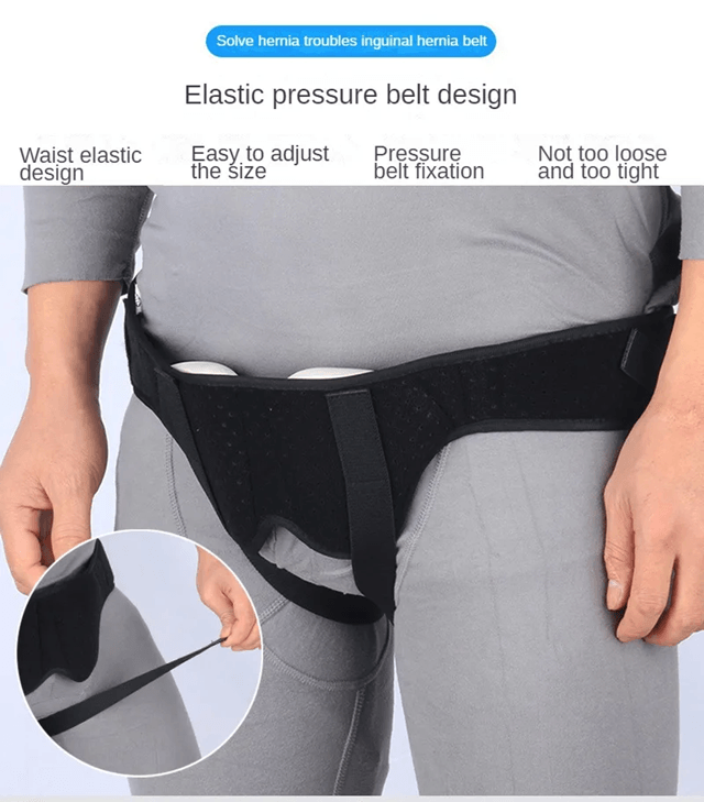 Adjustable Inflatable Hernia Support Belt 1