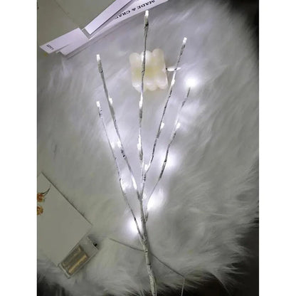 White Birch Branch Fairy Lights Battery Operated For Home And Outdoor Decor 7