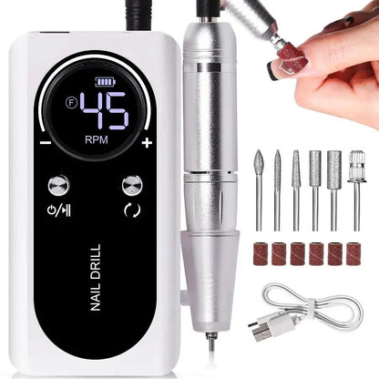 Professional Electric Nail Drill Machine for Salon and Home Use