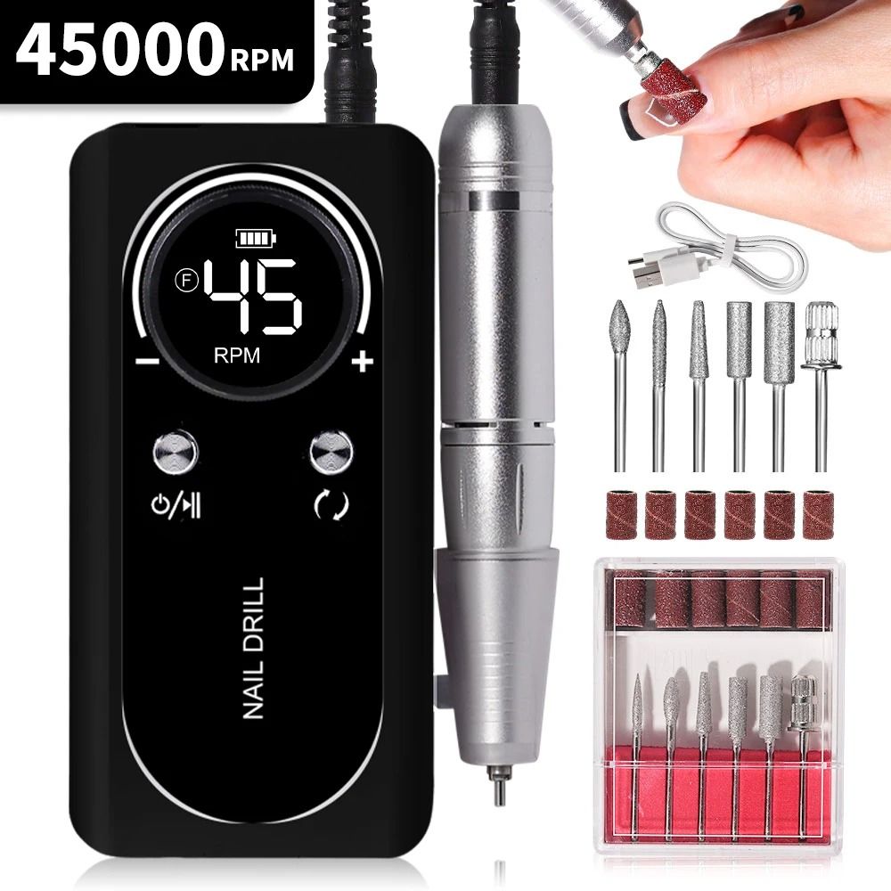 Professional Electric Nail Drill Machine For Salon And Home Use 9