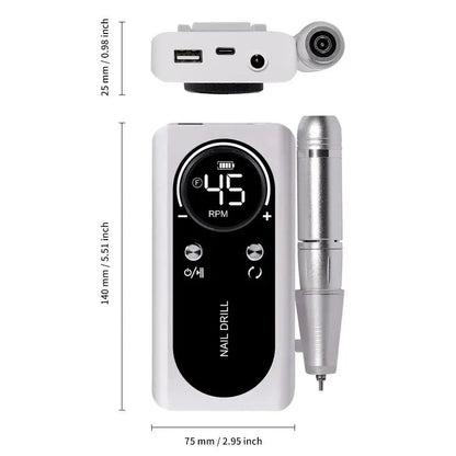 Professional Electric Nail Drill Machine For Salon And Home Use 6