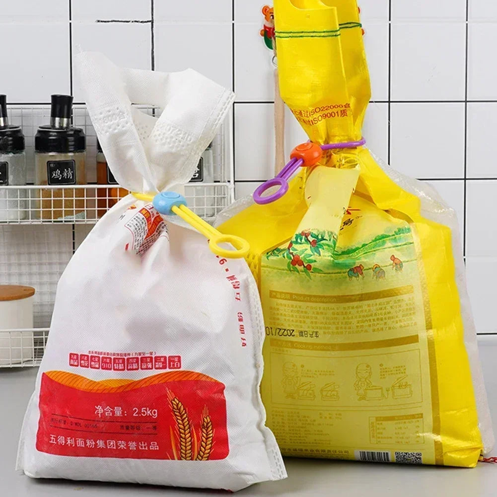 10pcs Multifunctional Bag Sealing Clips, Portable Snack, Grain Storage Clips for Home, Kitchen, Office Food Preservation