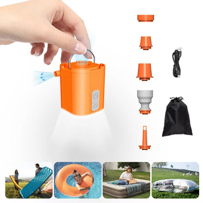 Aerogogo GIGA Pump Tiny 3-in-1 Mini Inflator - Portable Air Pump, Deflator and Lantern