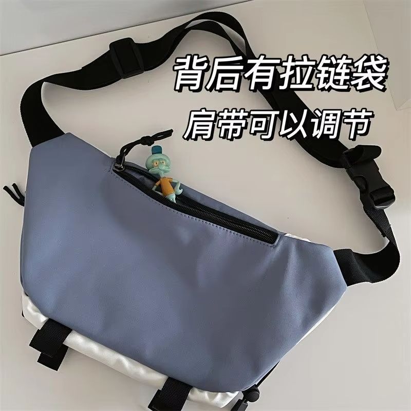 Compact Retro Unisex Crossbody Chest Bag  Japanese ToteStyle Waist Sling 1