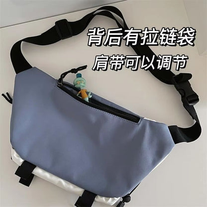Compact Retro Unisex Crossbody Chest Bag  Japanese ToteStyle Waist Sling 1