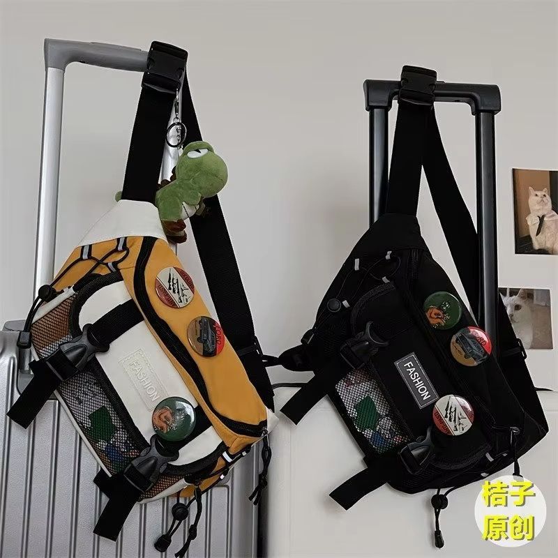 Compact Retro Unisex Crossbody Chest Bag  Japanese ToteStyle Waist Sling 2