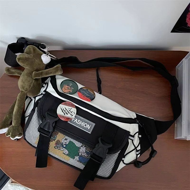 Compact Retro Unisex Crossbody Chest Bag  Japanese ToteStyle Waist Sling 10