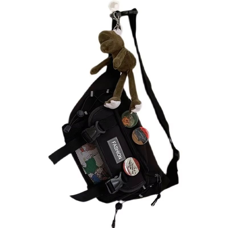 Compact Retro Unisex Crossbody Chest Bag  Japanese ToteStyle Waist Sling 13
