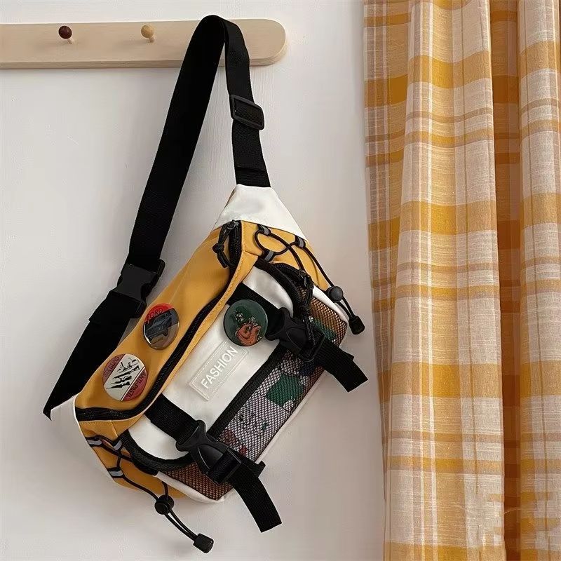 Compact Retro Unisex Crossbody Chest Bag  Japanese ToteStyle Waist Sling 8