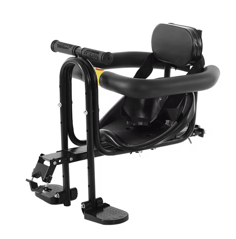Lixada Front Mounted Child Bike Seat with Pedals and Support