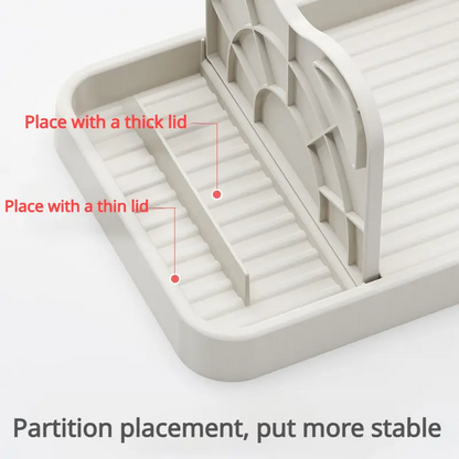 1 Pack Multipurpose Plastic Kitchen Countertop Cat Ear Utensil Holder, Spatula Pot Storage Rack for Organized Cooking