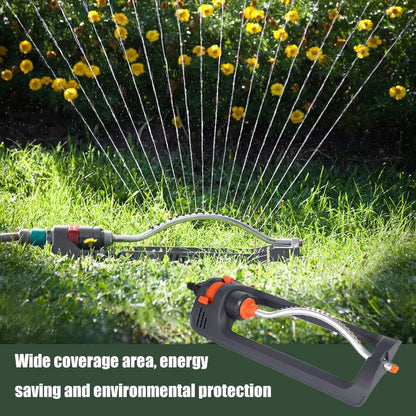 Oscillating Swing Sprinkler  Rustproof Automatic Lawn Irrigation With 4 Spray Modes 1