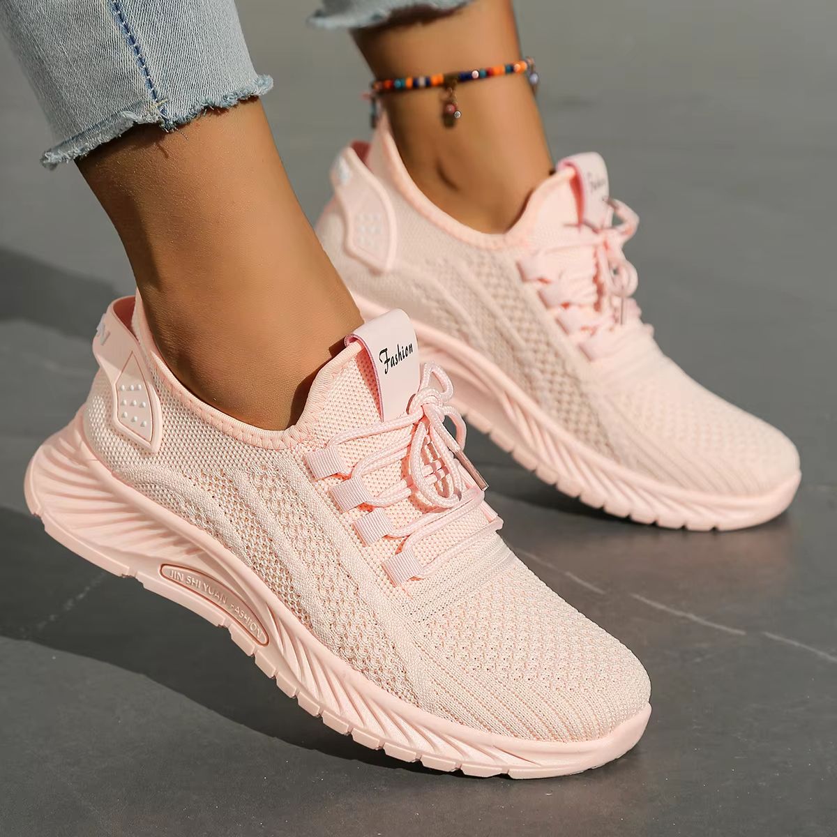 Women's Fly Weaving Casual Sneakers - Fall 2025 Breathable Fashion Trainers