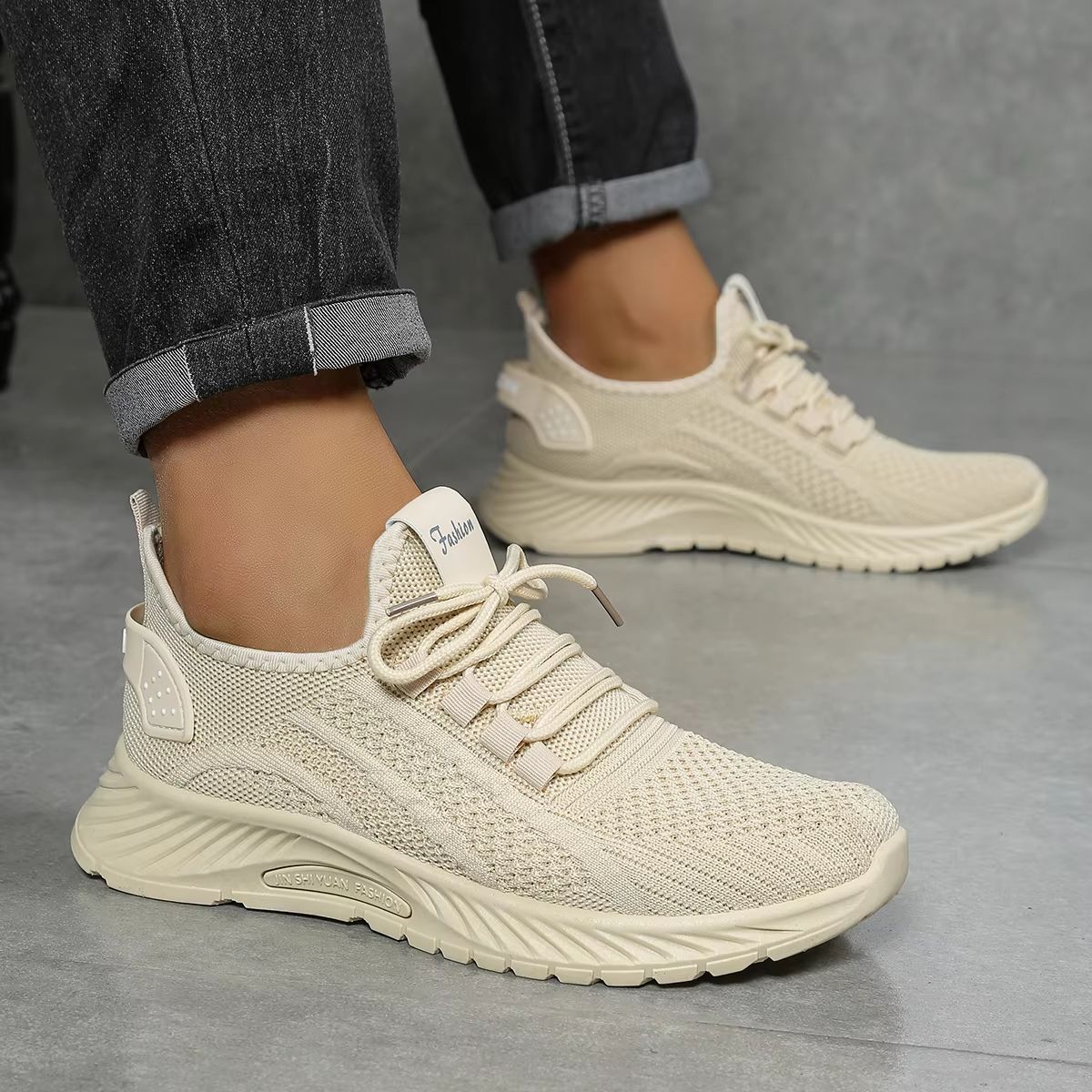 Womens Fly Weaving Casual Sneakers  Fall 2025 Breathable Fashion Trainers 2