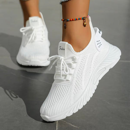 Womens Fly Weaving Casual Sneakers  Fall 2025 Breathable Fashion Trainers 3
