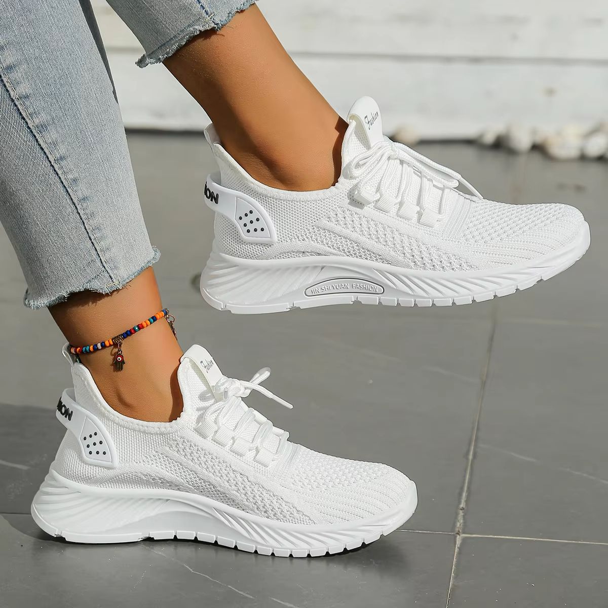 Womens Fly Weaving Casual Sneakers  Fall 2025 Breathable Fashion Trainers 4