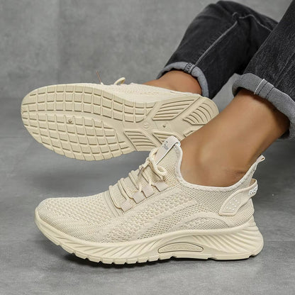 Womens Fly Weaving Casual Sneakers  Fall 2025 Breathable Fashion Trainers 9