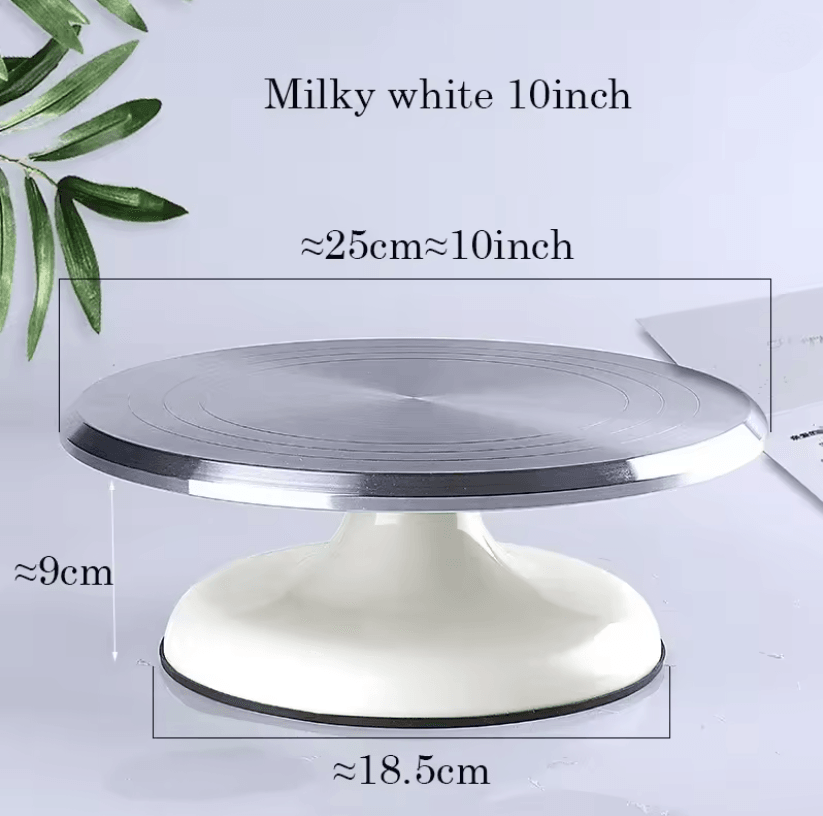 Aluminum 10 Inch Rotating Cake Turntable 5