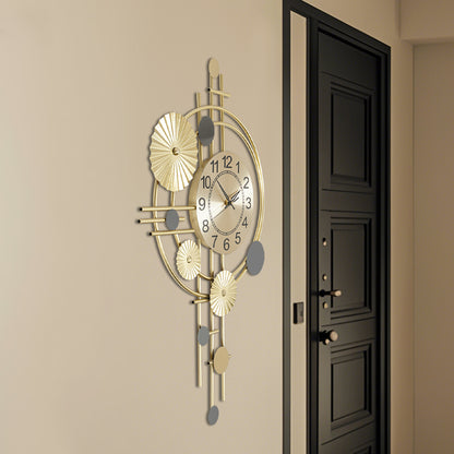 Modern Wall Clock Decorative Art, Silent Iron Wall Decoration Clock, Stylish Home or Office Wall Timepiece