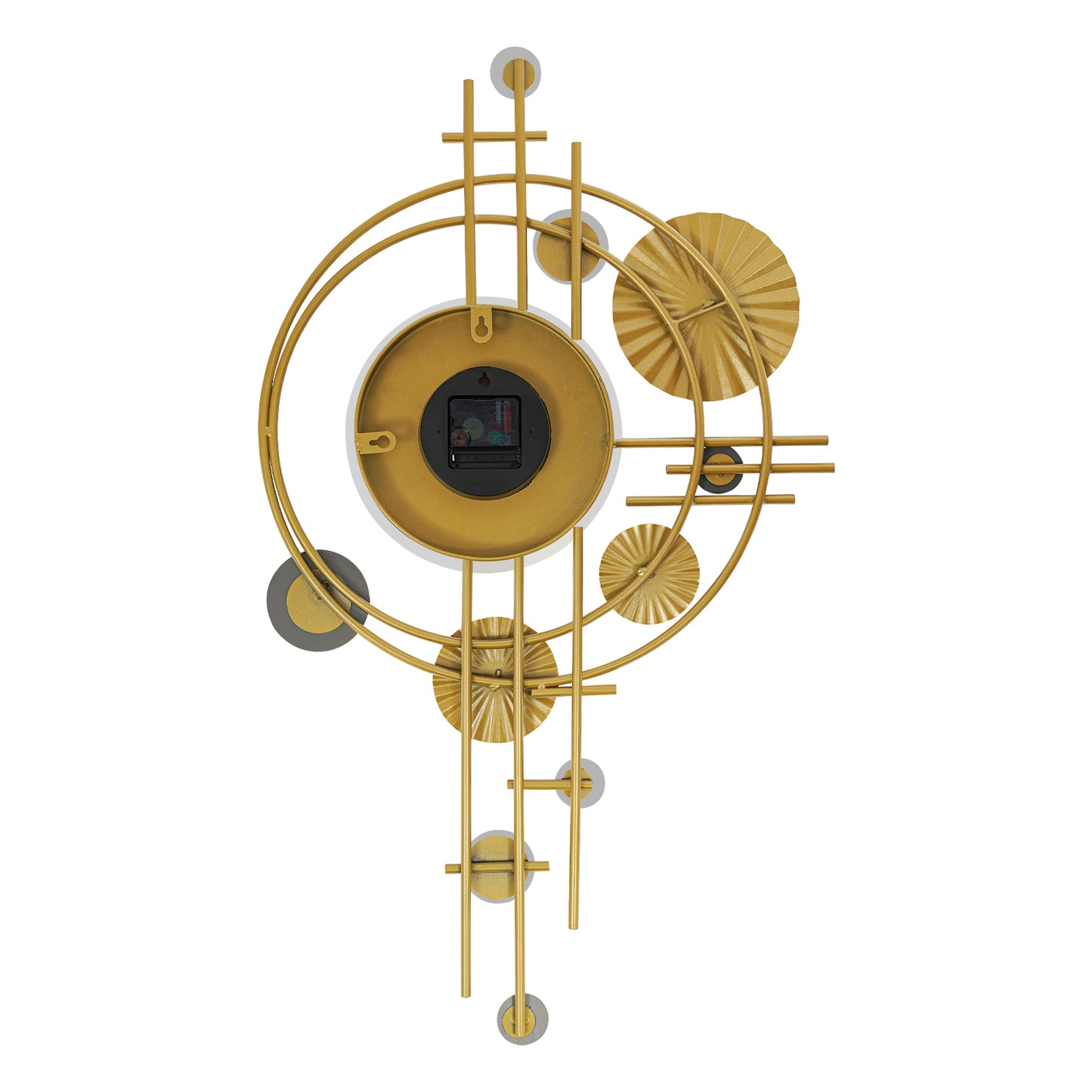 Modern Wall Clock Decorative Art, Silent Iron Wall Decoration Clock, Stylish Home or Office Wall Timepiece