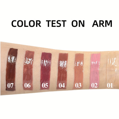 Plumping Moisturizing Gloss, Hydrating Crystal Lip Oil, Tinted Shades for All Skin Types, Instant Lip Hydration