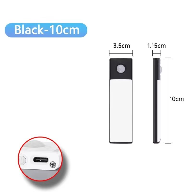 USB Rechargeable Motion Sensor LED Cabinet Light  Sleek Wireless  EasytoInstall Lighting For Home   11